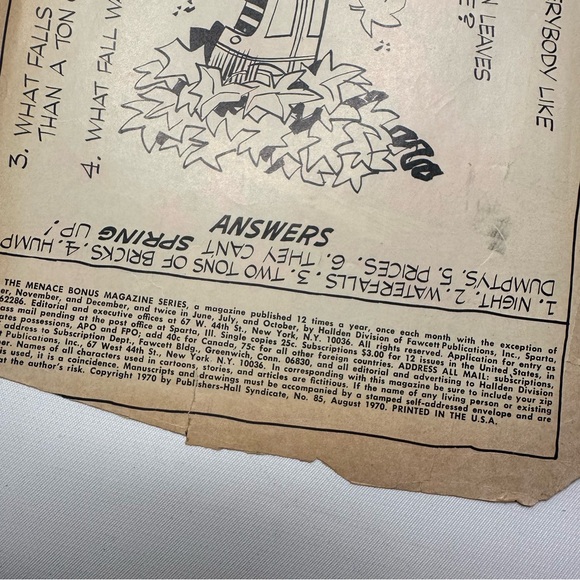 Dennis The Menace The Fall Ball VTG Comic Book Hank Ketcham 1970 Fawcett - Picture 5 of 7